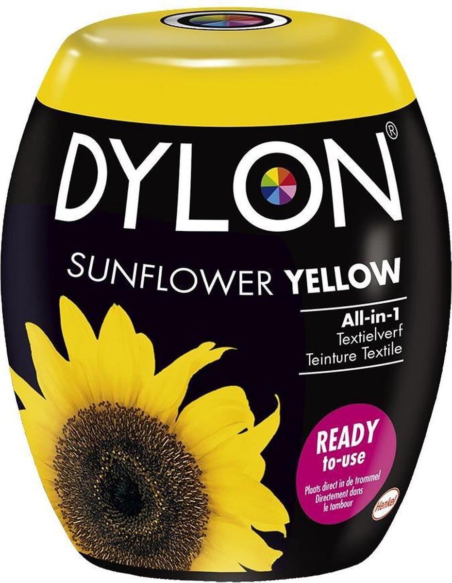 3x Dylon Textielverf Yellow Sunflower 350 gr — afbeelding 1