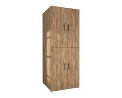Roomart DORA-II Wasmachine Ombouwkast 70x186 cm - Eiken