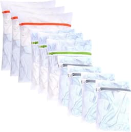 Wasnetset - 10x - 10 x 10 x 10 cm - Met Ritssluiting - Voor Delicate Kleding — thumbnail 1