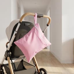 Natte zakken 40 x 30 cm - waterdichte waszak in groen en roze - dubbele ritssluiting - ideaal voor natte spullen - ShopVlot — thumbnail 4