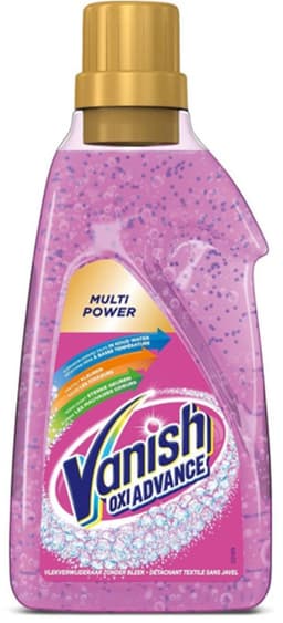12 x Vanish Oxi Advance - Vlekkenverwijderaar Gel - Zonder Bleek - Gekleurde Was - 750 ml - Wasstrips - Vlekverwijderaar - Wasmiddel - Vlekken - Rode Vruchtensap - Koffie — thumbnail 2