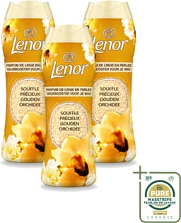 3 x Lenor - Geurbooster - Gouden Orchidee - 22 Wasbeurten - Wasstrips - Geurbooster Was - Geur In Was - Geur In Kleding - Wasgeur - Geur In Wasmachine — thumbnail 1