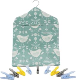 Wasknijperzak - Kledinghanger Tas - Was ophangen - Waterdicht Gewaxt Canvas - 31x37 cm — thumbnail 3