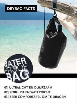 Waterdichte outdoor dry bag zak droge zak bescherming tegen water droge zak voor uw waardevolle spullen — thumbnail 2