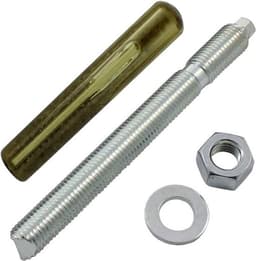 Ankerstaaf - Metalen deuvels - Zwaar werk - Composiet ankerpatroon - M10 165mm - Gegalvaniseerd — thumbnail 2