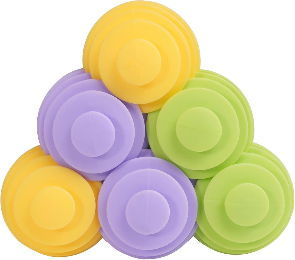 6 stuks wasbal voor wasmachine, drogerballen voor wasdroger, herbruikbare rubberen wasballen, wasbal voor wasmachine & drogerbal (5,5 cm) — afbeelding 1