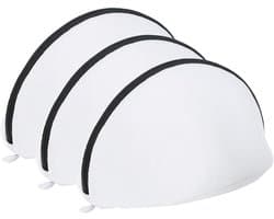 3 stuks schoenwaszak, wasnet voor schoenen, sneakers, waszak met ritssluiting, herbruikbare waszak, reizen, sokken, 42 x 24 x 24 cm