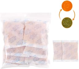 Gel Regenerable Desiccant,50 g x 8 stuks Silica Beads Orange,Silica Gel Beads,Silica Gel Dehumidifier,voor kledingkast Auto-ontvochtiger — thumbnail 2
