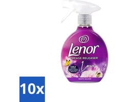 10 x Lenor – Crease Releaser Spray – Love Exotic Bloom – Kreukverwijderaar & Textielverfrisser – 500 ml - Voordeelverpakking - 10 stuks