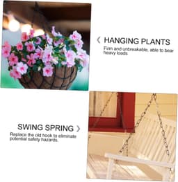1set Verstelbare Hangstoel Schommelveer Roestvrijstalen Haak Voor Binnen Buiten Geschikt Voor Tuin Balkon Duurzaam Veilig Gebruik Eenvoudige Installatie — thumbnail 5
