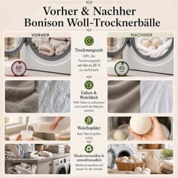 Natuurlijke Wasdrogerballen van Wol XL — thumbnail 3