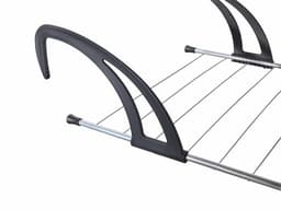 Ibenzoa® Verstelbaar droogrek voor balkon en verwarming met uitklapbare functie — thumbnail 3