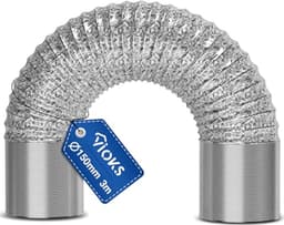 Afvoerslang 10 m 125 mm Flexibele Buis voor Luchtgeleidingssystemen en Airconditioning — thumbnail 1