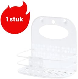 1 stuk - Wasmand - Opvouwbare wasmand - Opbergmand voor vuile was in de badkamer - Wit — thumbnail 1