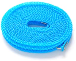 8m waslijn - Winddicht en stabiel - Nylon - Montage zonder stoten - Geschikt voor binnen- en buitengebruik - Blauw — thumbnail 1