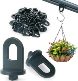 Pack of 30 Greenhouse Clips - Plant Holders - Hanging Arrangements - Climbing Aid Clips - Plastic Greenhouse Accessories - Perfect for Your Greenhouse and Paradise — thumbnail 1