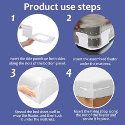 PromoHome 4-delige bedlakenhouders set - Antislip matrashouders voor strakke lakens — thumbnail 2