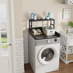 Ruimtebesparend Aanrecht voor Wasmachine en Droger met Plank - Snelle Montage en Veilig Ontwerp — thumbnail 2