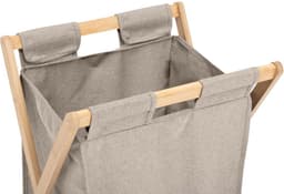 5Five Tidybox Opvouwbare Wasmand 50L - 46x36x68cm - Grijs — thumbnail 2