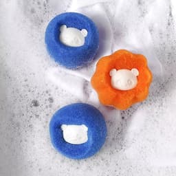 Boncy® Drogerballen 5 stuks - Droger Ballen Haarverwijderaar voor Wasdrogers & Wasmachine - Haarvanger Wasbollen - Anti Haar Droogballen - Wasdrogerballen - Wasballen Pluizenverwijderaar Huisdieren Wasmachine Pluis Wasbol — thumbnail 4