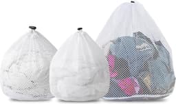 Set van 3 Wasnetten voor Wasmachine met Koordstopper, Herbruikbare Waszakken Groot voor Diverse Kledingstukken — thumbnail 1