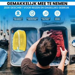 Bewern 2 Delige Waszak Schoenen met Rits – 360° Uitgebreide Reiniging - Sneakers Waszak voor Wasgoed - Schoen Waszak Wasmachine — thumbnail 2