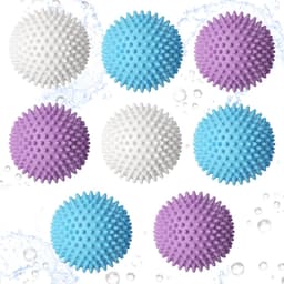 Solidchoice - 8 Stuks Herbruikbare Drogerballen voor Effectieve Wasbehandeling en Sneller Drogen — thumbnail 1