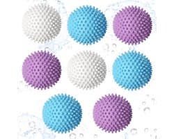 Solidchoice - 8 Stuks Herbruikbare Drogerballen voor Effectieve Wasbehandeling en Sneller Drogen