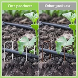 Grondankers set van 50 - Gegalvaniseerde U-vormige spijkers - Duurzaam en herbruikbaar - Ideaal voor tuin en camping - ShopVlot — thumbnail 5