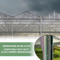 Kasclips Set van 50 - Robuuste Bevestigingsclips - Voor Serrebedekking - Antislip Grip - Weerbestendig - Ideaal voor Tuinbouw - Kasbevestigingsclips — thumbnail 3