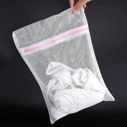Ademend Polyester Waszak voor Lingerie met Rits - Scheidende Opbergzak voor Kleding en Ondergoed (Fijn Gaas 40 * 50cm) — thumbnail 2