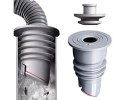 Dailygoods- Afvoerstop - Afvoerplug - Afvoerbuis - Afvoerslang Wasmachine - Afsluitdoppen - Geschikt voor keuken - Afvoerpijp