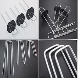 Dailygoods - 50 Stuks Roestvrij Stalen Grondankers met Bufferschijven — thumbnail 2