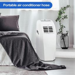 Mobiele Airco Afvoer - Slang - Ruimte Koelen - Flexibel Versterkt - 150 cm - Wit — thumbnail 2