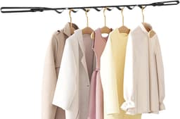 Draagbare Waslijn - Reis Waslijn - Kleding Drogen - Intrekbaar Touw - 1 Meter - Zwart — thumbnail 1