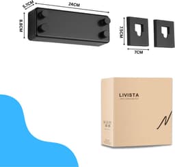 Livista Uittrekbare Waslijn – 10,4M Totale Lengte（2 x 5,2M） – Tot 20 kg – Sterke Stalen Kern – Drooglijn – Zonder Boren – Gelijkmatig Oprolbaar – Binnen & Buiten — thumbnail 4