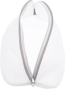 Waszak Set - Mesh Tassen - Kleding Beschermen - Ritssluiting - 42x24x24CM - Wit — thumbnail 1