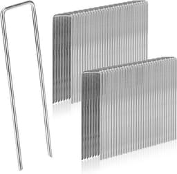 50 Stuks Grondankers voor Onkruidvlies | Verzinkt | Roestbestendig | 200 mm lang | Ø 2,5 mm | Tuinaccessoires — thumbnail 1
