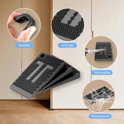 SnelShoppen - Plastic Furniture Levelers, Flexibele Meubelstoppers, Multifunctionele Rubber Wedges voor Toilet, Tafel, Kast, Stoel, Wasmachine, Koelka — thumbnail 3