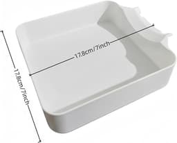 Lekbak Wasmachine - 4-Delige Set - Wateropvangbak - Opvangbak - Universele Wasmachine Lekbak - Afvoerbak Voor Wasmachines - 17.8 × 17.8 × 5 Cm - Eenvoudig Te Installeren - Afvoerbak - Geschikt Voor Appartementen, Garages En Huurwoningen - Wit — thumbnail 5