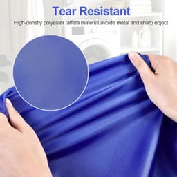SnelShoppen - 2 Pack Reis Waszakken 70 x 90 cm, Waterdichte Vuile Was Verzamelaar, Waszak met Trekkoord, Grote Opvouwbare Waszak voor Camping, Student — thumbnail 4