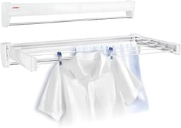 Wanddroogrek - Wasrek - Ophangbaar - Wit - 70cm x 35cm x 11cm — thumbnail 1