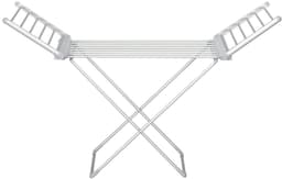 MIVRAY Droogrek – Elektrisch Met Verwarmingsfunctie 45–55 °C – 144 x 53 x 91 cm – Aluminium – Zilver – Inklapbaar Met Uitschuifbare Zijvleugels — thumbnail 3