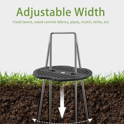 Weed Cloth Hooks 100 stuks - Gegalvaniseerde grondankers - U-vormige tuinpinnen - Ideaal voor tuinprojecten - ShopVlot — thumbnail 4