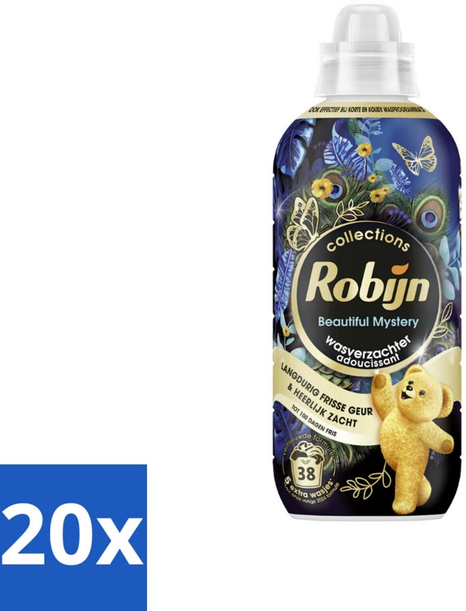 20 x Robijn – Wasverzachter – Beautiful Mystery – 765 ml - Koffiezetapparaat — afbeelding 1