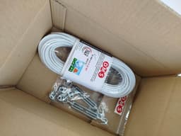 Waslijn Staal - Gecoate Kabel - Buiten Ophangen - Vorstbestendig PVC - 20 Meter - Zwart — thumbnail 5