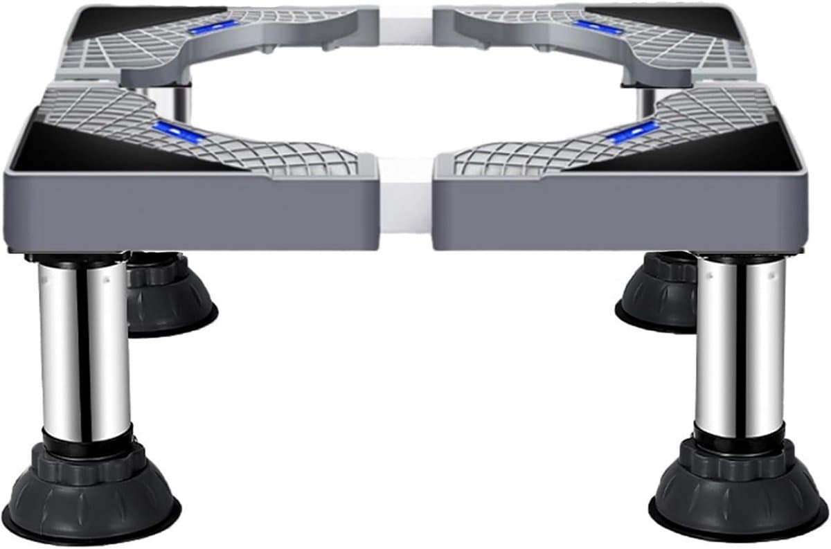 Universele Stapelset voor Wasmachine en Droger, Verstelbare Koppeling met Ratchet Touw, Ideaal voor Ruimtebesparing en Stabiliteit (46-70 cm) — afbeelding 1