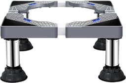 Universele Stapelset voor Wasmachine en Droger, Verstelbare Koppeling met Ratchet Touw, Ideaal voor Ruimtebesparing en Stabiliteit (46-70 cm) — thumbnail 1
