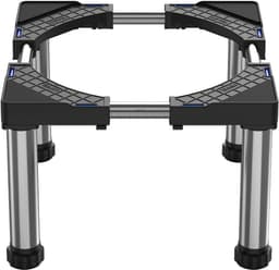Ploutos® Wasmachine Verhoger - Wasmachine Sokkel - Wasmachine Onderstel - Zwart - 43cm x 25cm x 12cm — thumbnail 1