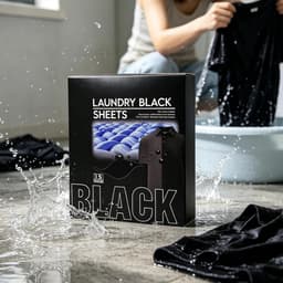 Textielverf Vellen - Kleurherstel - Kleding Opfrissen - Oplosbaar in Wasmachine - 15 Stuks - Zwart — thumbnail 2